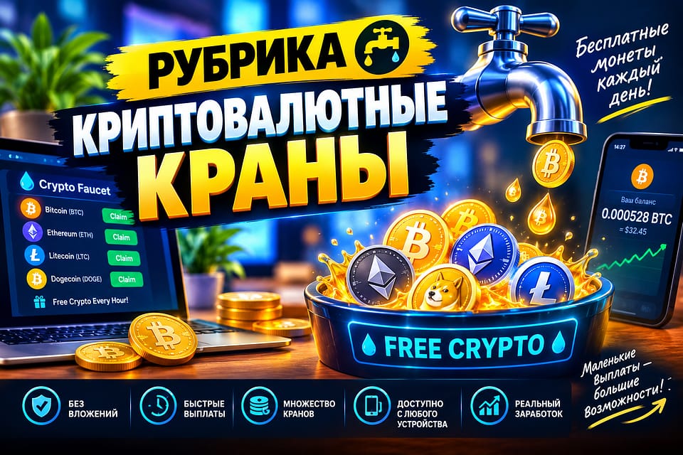 Криптовалютные краны бесплатные монеты ежедневно